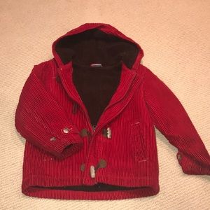Hanna Anderson fleece & corduroy jacket
